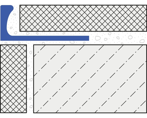 Schema einer Fugenabdichtung