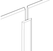Illustration einer Nut-und-Feder-Verbindung