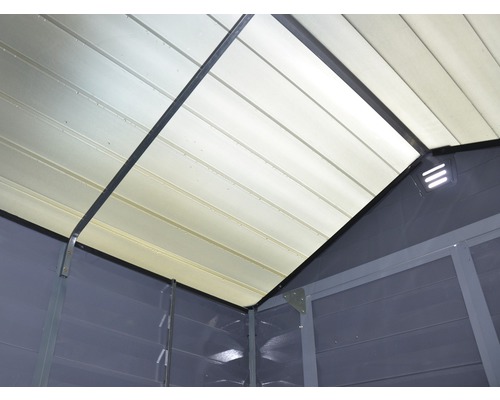 Gerätehaus Palram – Canopia 6x8 HORNBACH Fußboden mit | Skylight