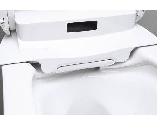 Detailansicht einer Toilette mit Dusch-WC Funktion