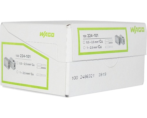 Verpackung Wago Verbindungsklemmen