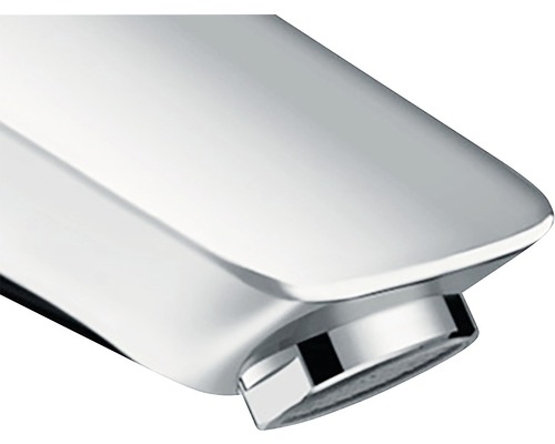 Detailaufnahme eines Wasserhahnkopfes