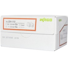 Wago 224-112 Leuchtenklemme 0,5-2,5mm² 2-Leiter 100 Stück weiß Standardausführung-thumb-5