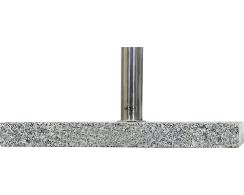 Granit Sockel mit Edelstahlrohr