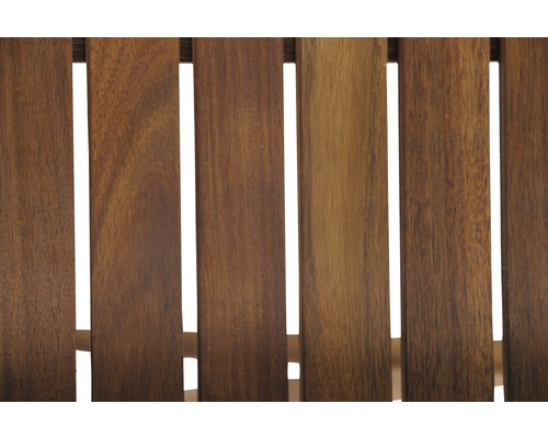 Detailansicht von Gartenmöbelholzlatten