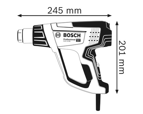 Heißluftgebläse Bosch Professional GHG 23-66 inkl. | HORNBACH