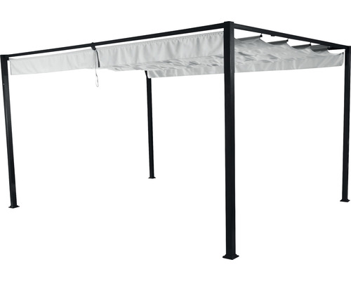 Sky Pavillon Gardamo 300x400 cm, hellgrau Gestell aus Stahl/Aluminium, anthrazit, Bezug aus Polyester, 200g/m² in hellgrau Sky Pavillon Gardamo 300x400 cm, hellgrau Gestell aus Stahl/Aluminium, anthrazit, Bezug aus Polyester, 200g/m² in hellgrau