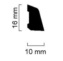 Universalleiste weiß 10x16x2400 mm-thumb-1