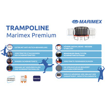 Trampolin Marimex Premium Ø 305 cm mit Sicherheitsnetz und Leiter-thumb-13
