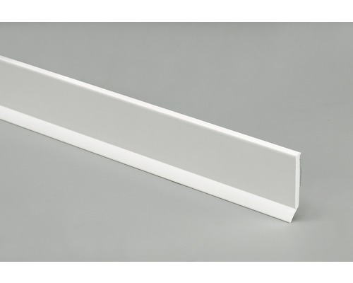 1,26€/m 40mm 150m Abdeckleiste Flachleiste Fensterleiste PVC-Leiste Rolle  mit Lippe Dichtlippe Weiß Leiste