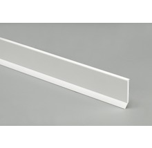 Flachleiste PVC mit Dichtlippe 2,5x30x1000 weiß-thumb-2
