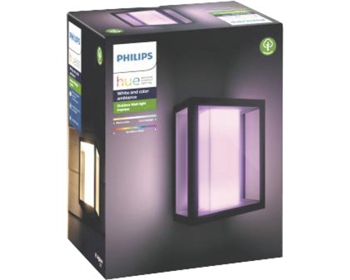 Verpackung einer Philips Hue White and Color Ambiance Außenwandleuchte