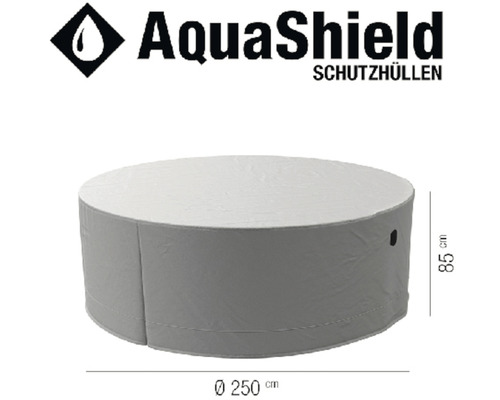 AquaShield Schutzhülle für Gartentische, rund, Durchmesser 250 cm, Höhe 85 cm