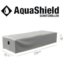 AquaShield Schutzhülle für Gartenmöbel, Abmessungen 210 x 75 x 40 cm