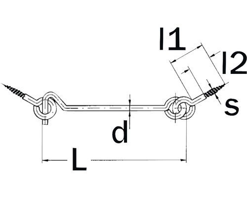 Technische Zeichnung eines Vorreibers mit Abmessungen