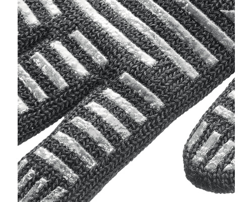 Detailaufnahme eines Arbeitshandschuhs mit Gripstreifen