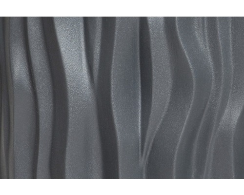 Graue 3D Wandpaneele mit gewelltem Design