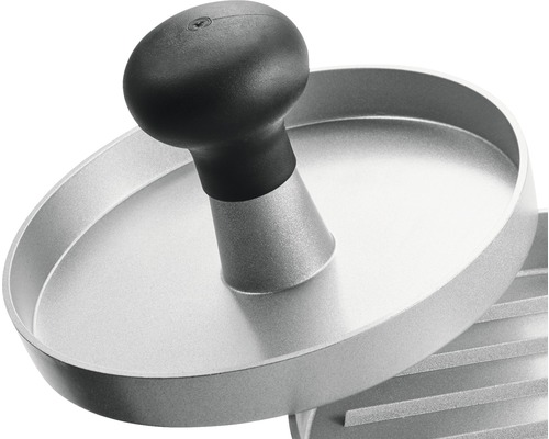 Hamburgerpresse aus Metall mit Griff