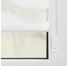 Lichtblick Doppelrollo ohne Bohren Welle weiß 110x150 cm inkl. Klemmträger
