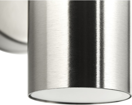 Nahaufnahme einer Wandleuchte aus Metall