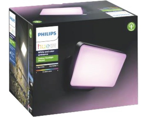 Philips Hue Discover Outdoor-Flutlicht in Produktverpackung