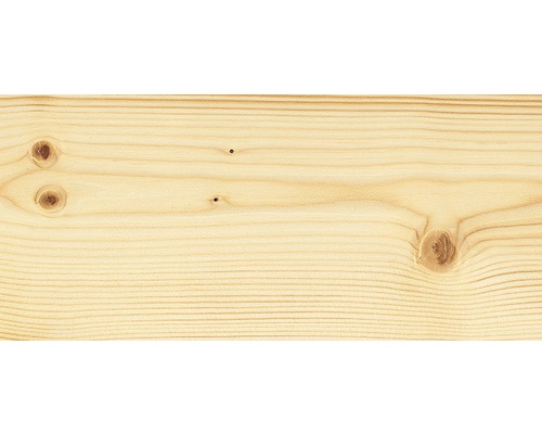 Nahaufnahme von Fichtenholz mit Maserung und Ästen