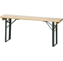 Biertisch mit Untergestell aus Metall