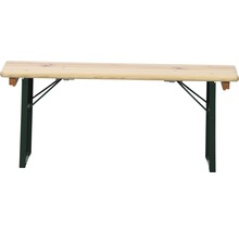 Festzeltbank aus Holz mit Metallgestell