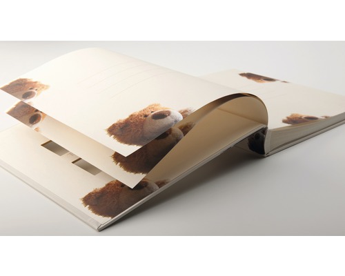 Notizbuch mit Teddybär-Motiv