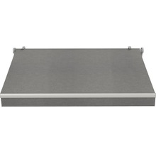 SOLUNA Gelenkarmmarkise Trend 2,5x2 Stoff Dessin U104 Gestell Silber eloxiert inkl. Motor, Wandschalter und Nothandkurbel-thumb-2