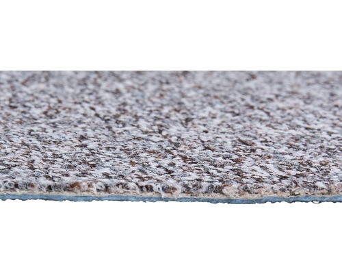 Teppichboden Schlinge Safia grau-braun 400 cm breit
