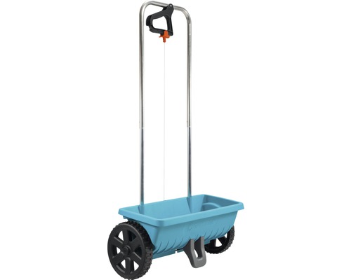 Streuwagen L Gardena zum Ausbringen von Dünger und Streusalz max. 400 m² Gartenwagen für Saatgut und Dünger