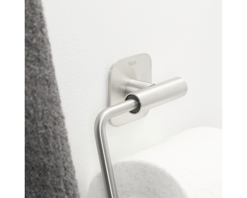 Tiger Logo Toilettenpapierhalter aus Edelstahl