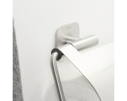 Toilettenpapierhalter aus Edelstahl mit Tiger Logo
