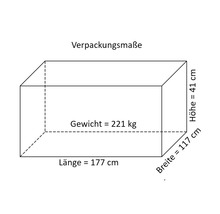 Gerätehaus Bertilo Timmo 2 mit Fußboden 251 x 137 cm natur exclusiv bei Hornbach