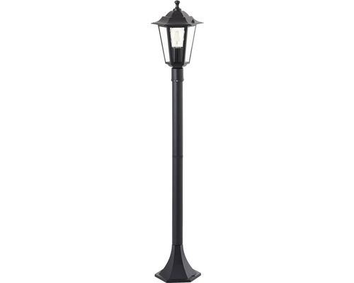 Laternenmast aus Metall mit Leuchtmittel für den Außenbereich