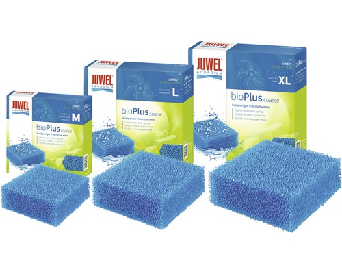 Juwel BioPlus coarse Filterschwämme in den Größen M, L und XL für Aquarien