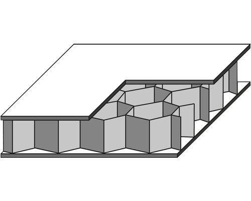 Zimmertür Weißlack light - Größe: 860x1985mm, Ausführung: WA rechts -  Leitermann