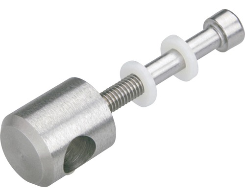 Befestigungselement aus Metall mit Gewinde und Unterlegscheiben