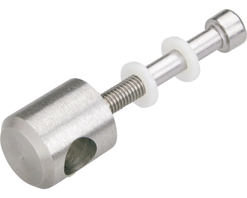 Metallhalterung mit Gewinde und Unterlegscheiben