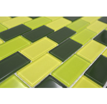 Mosaikfliesen aus Glas in rechteckiger Form