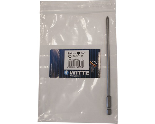 Torx T 15 Schrauberbit in Verpackung