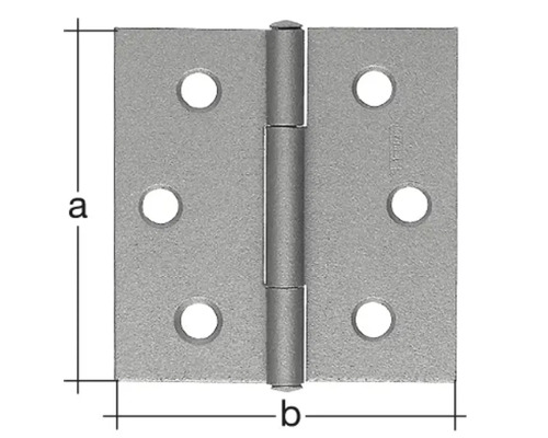 Türband mit Maßeinteilung a und b.