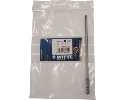 Witte Werkzeuge Torx Bit T 20, Größe 1/4 Zoll