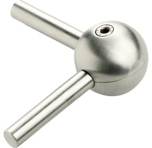 Kugelverbinder aus Metall mit Schraube