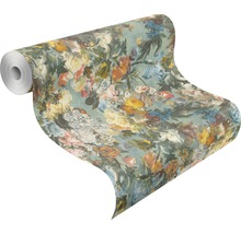 Tapetenrolle mit Blumenmuster