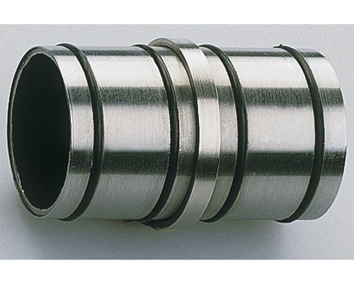 Rohrverbinder aus Metall mit Dichtungsringen