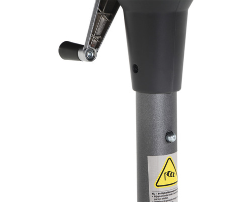 Detailansicht einer Kurbelmechanismus eines Sonnenschirms