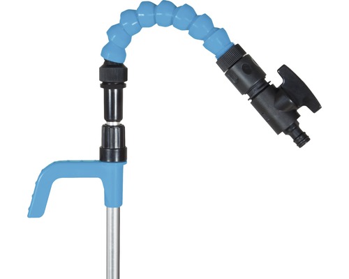 Flexibler Wasserschlauch mit Absperrhahn für den Garten