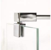 Seitenwand für Drehtur Breuer Europa Design 80 cm Anschlag links Klarglas Profilfarbe chrom-thumb-2